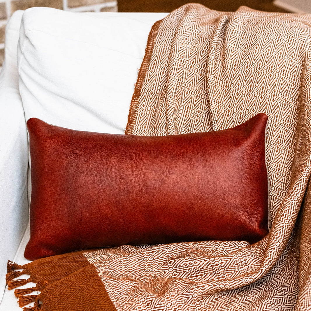 Leather Pillow Cover