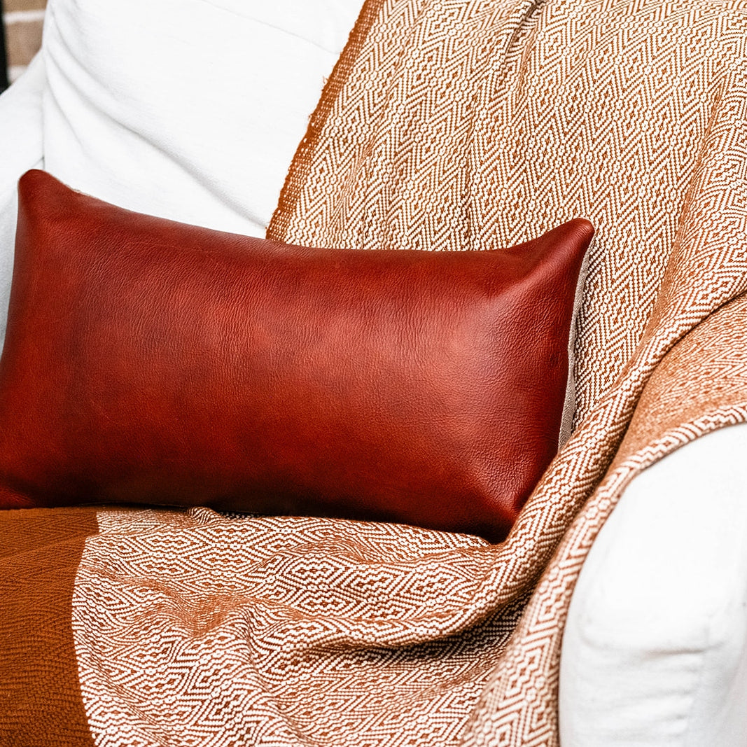 Leather Pillow Cover