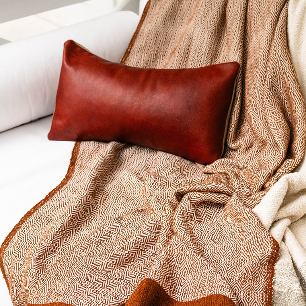 Leather Pillow Cover