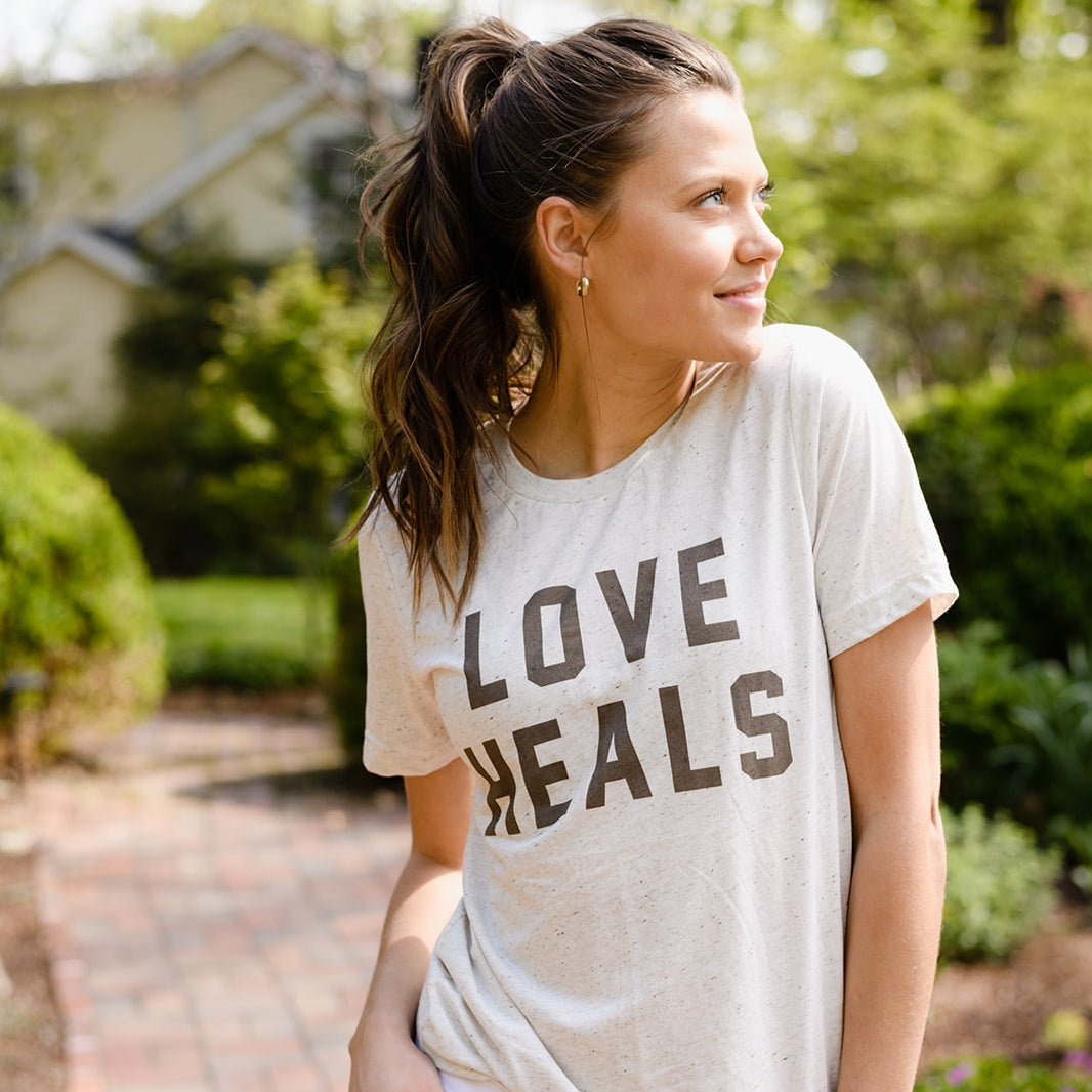 Love Heals Oatmeal Tee