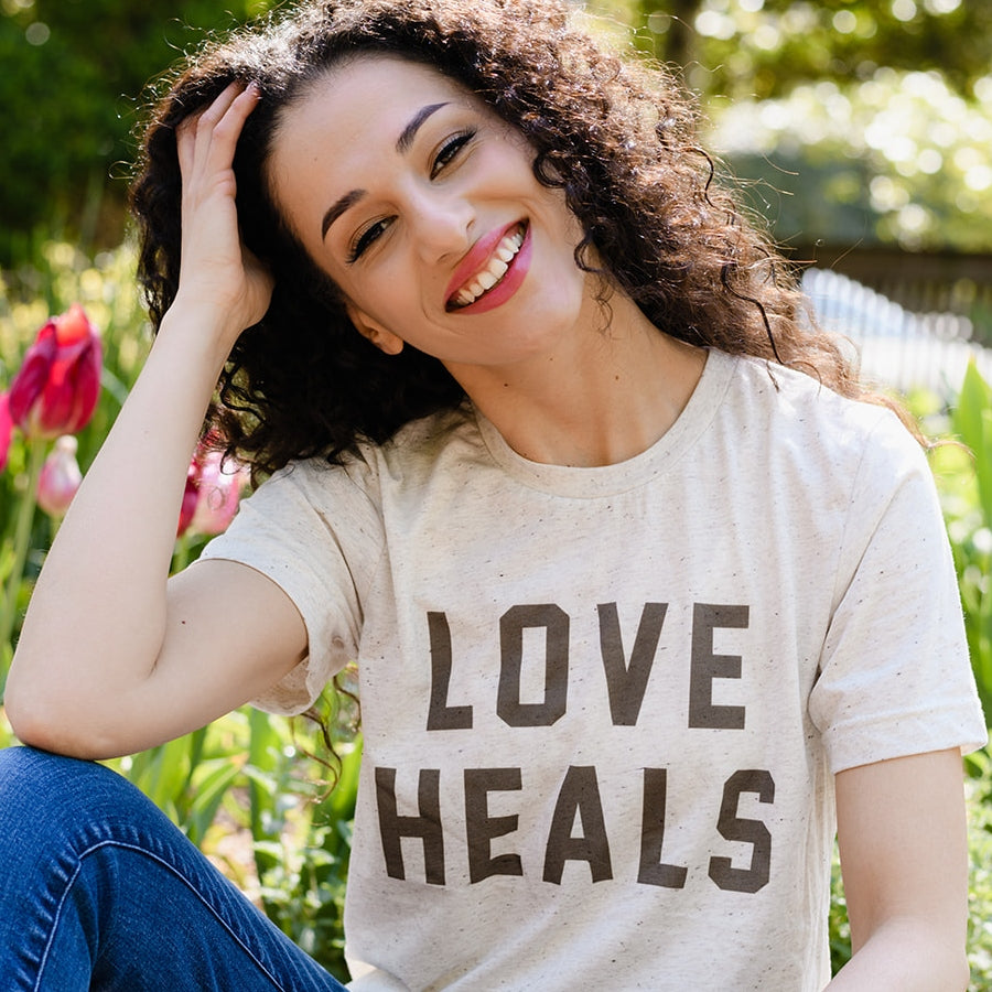 Love Heals Oatmeal Tee