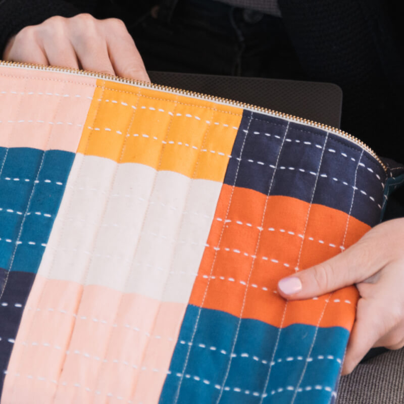 Checkered Laptop Case