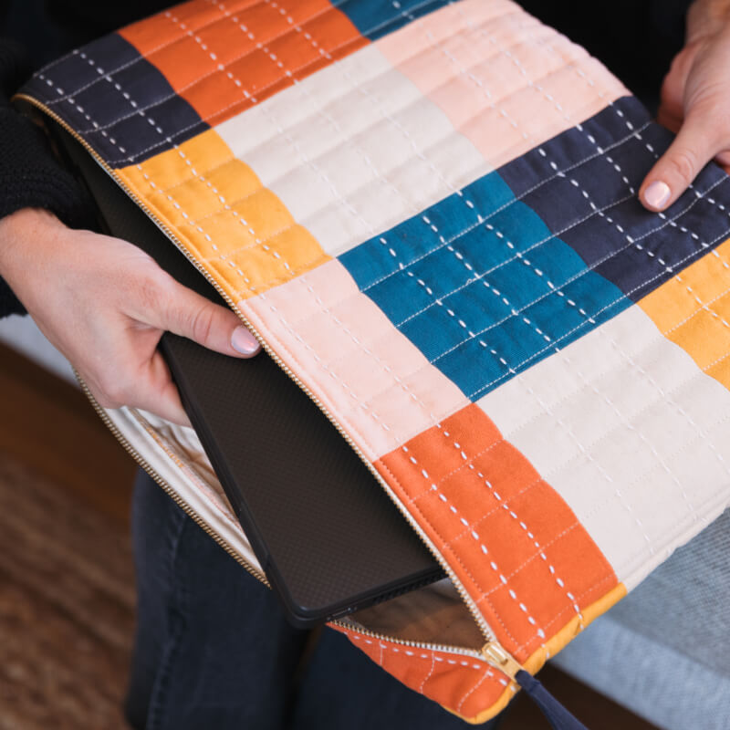 Checkered Laptop Case