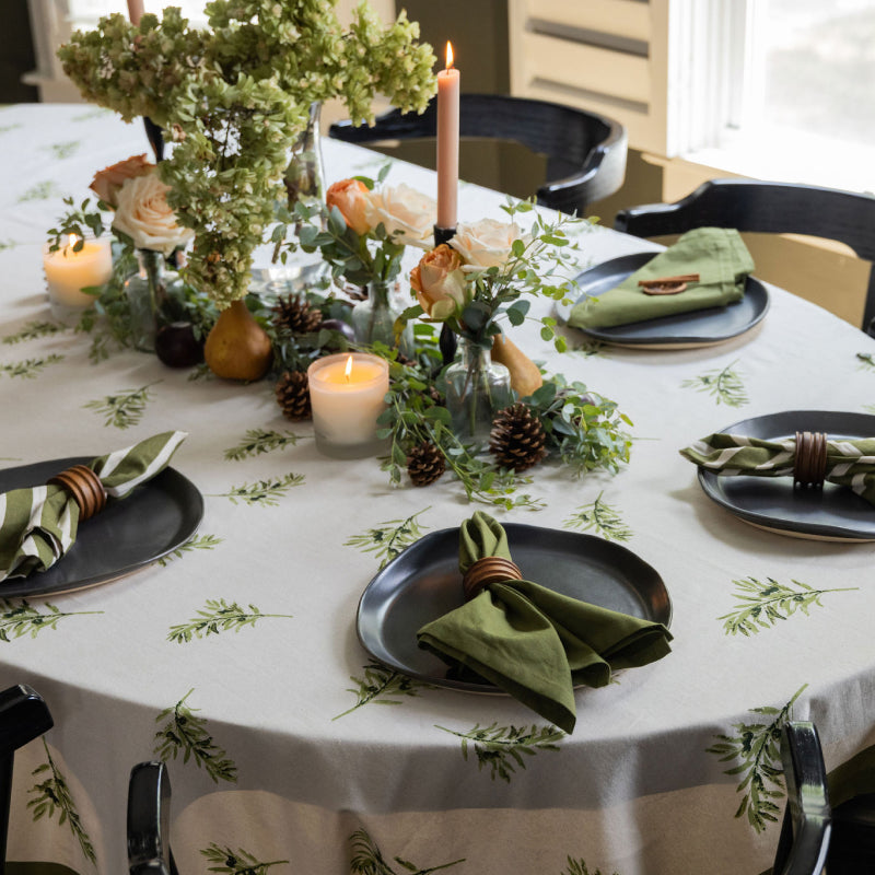 Solid & Stripe Napkin Set