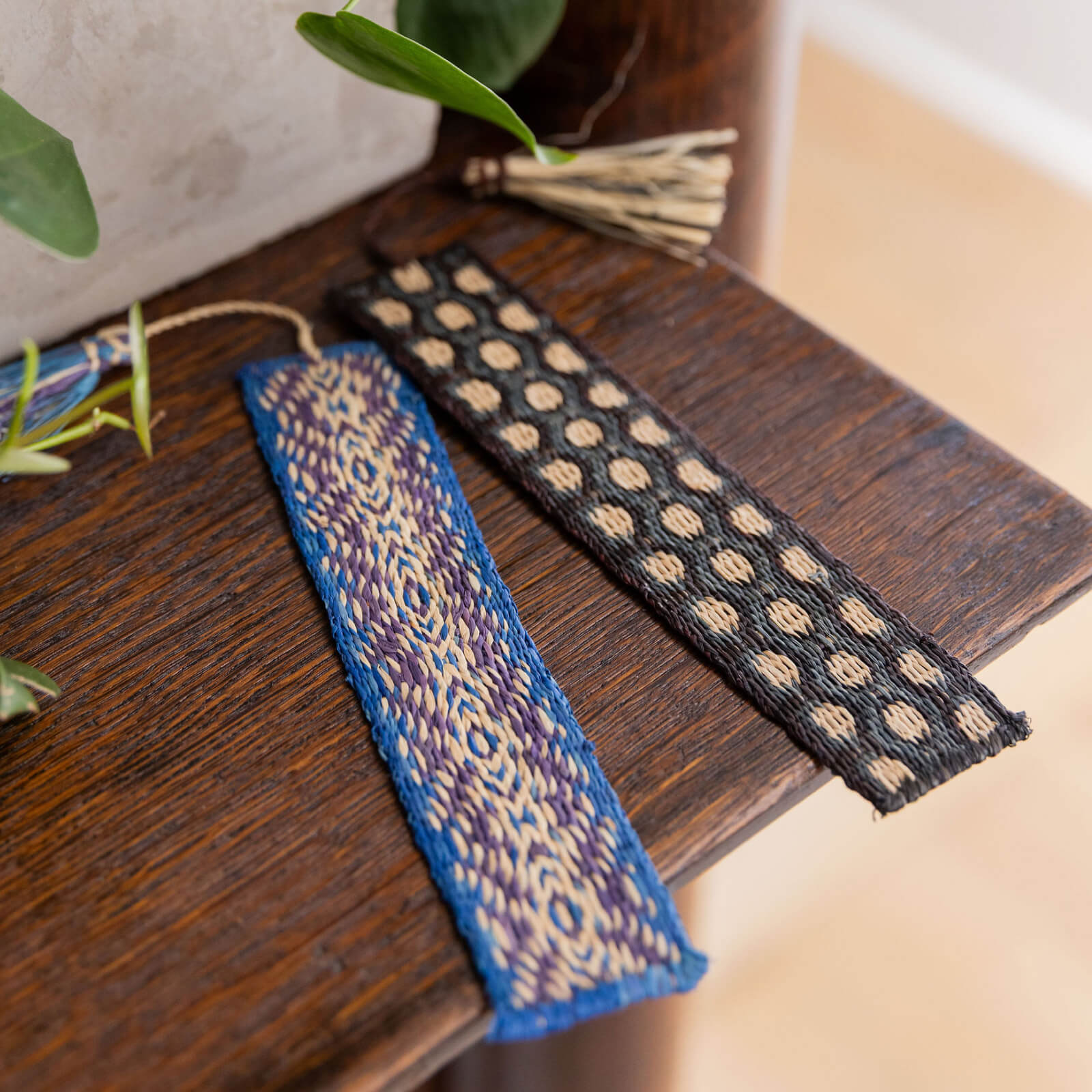 Cardwoven Raffia Bookmarks