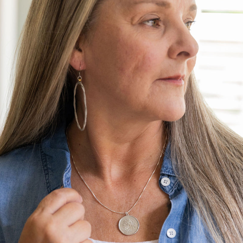 Thistle Signet Necklace