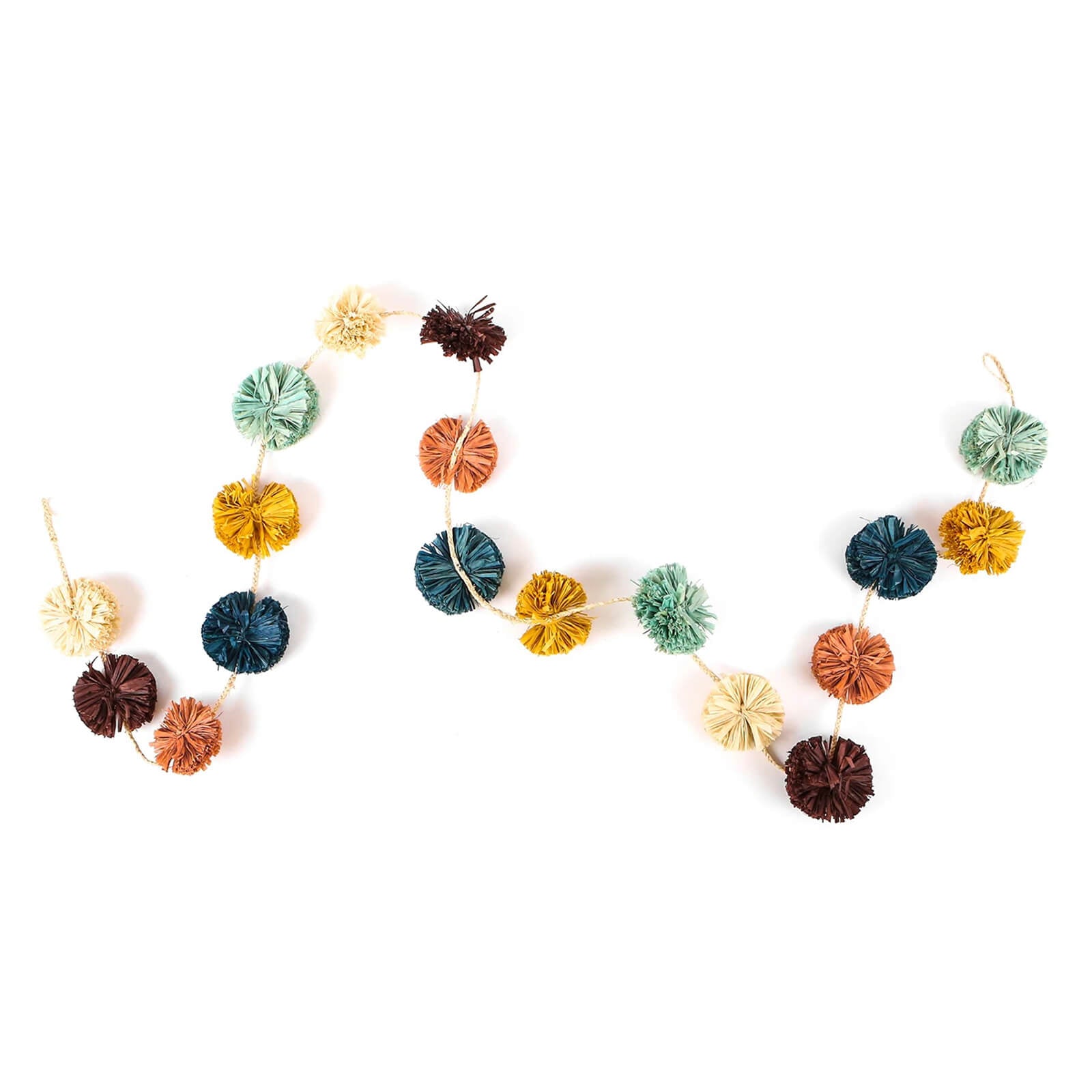 Woven star-shaped decorative item on a white background