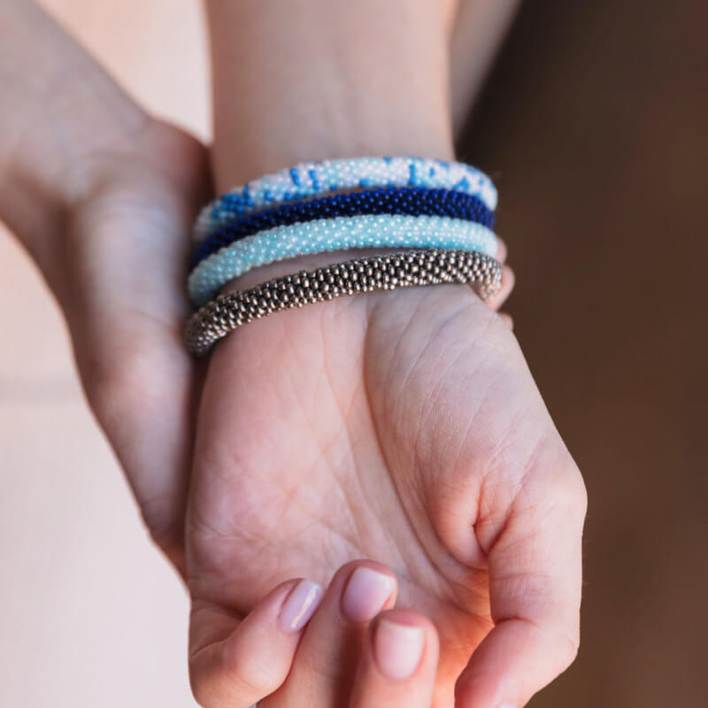 Ocean Beaded Bracelet
