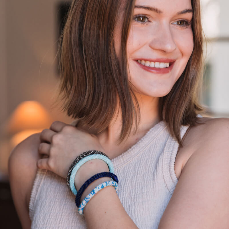 Ocean Beaded Bracelet