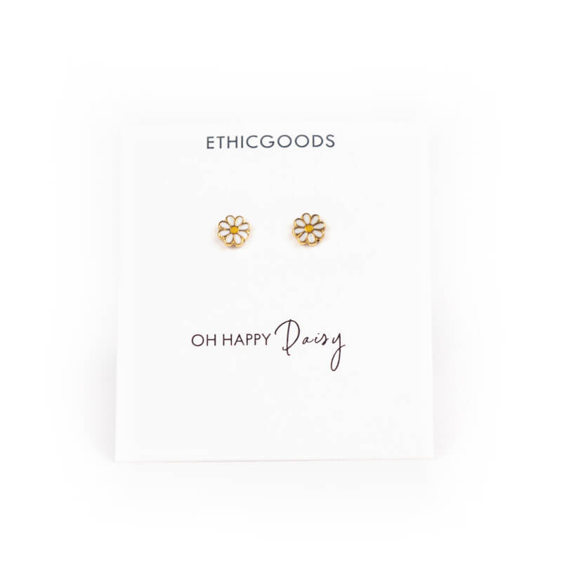 Daisies Tiny Stud Earrings