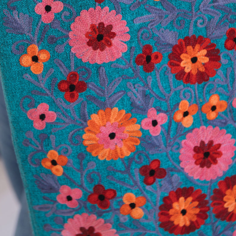 Embroidered Cotton Tote