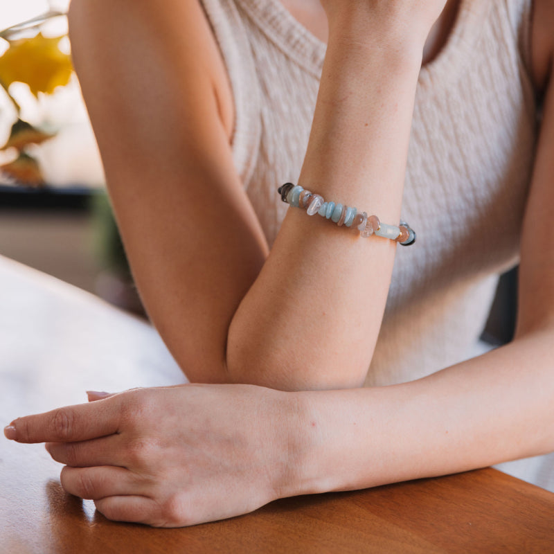 Natural Stone Beaded Bracelet