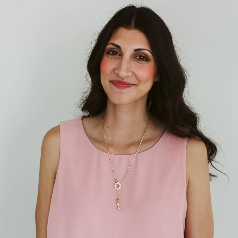 T-Bar Pearl Pendant Necklace