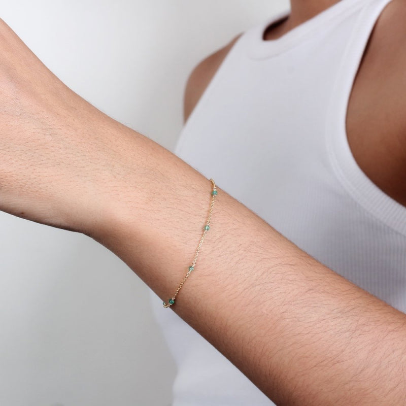 Dainty Gemstone Bracelet