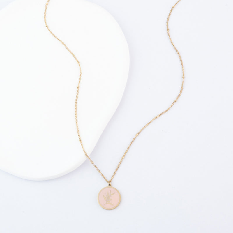 Resilience Leaf Pendant Necklace