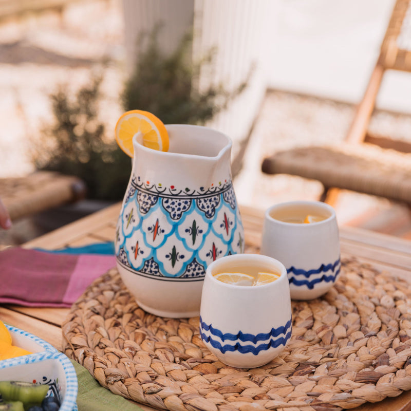 Handpainted Ceramic Pitcher