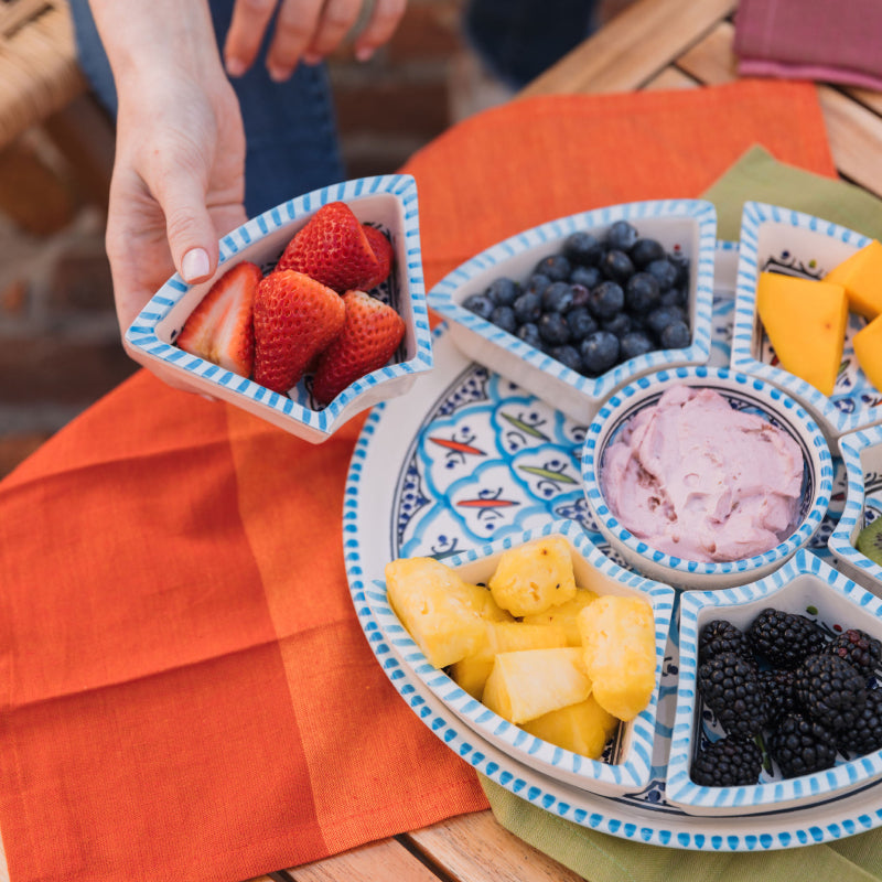 Handpainted Tapas Server Set