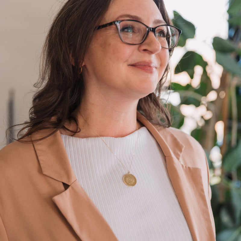 Thistle Signet Necklace
