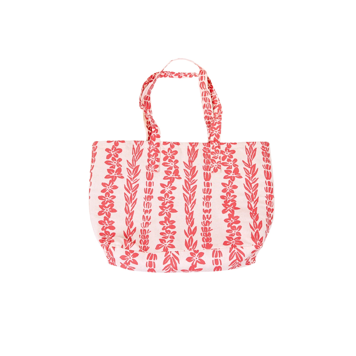 Pandanus Lined Canvas Tote Bag