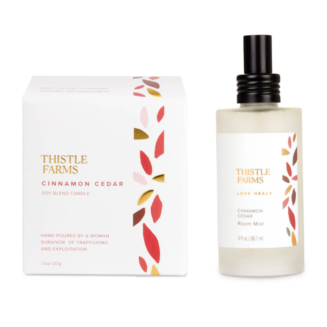 Holiday Candle + Room Mist Bundle