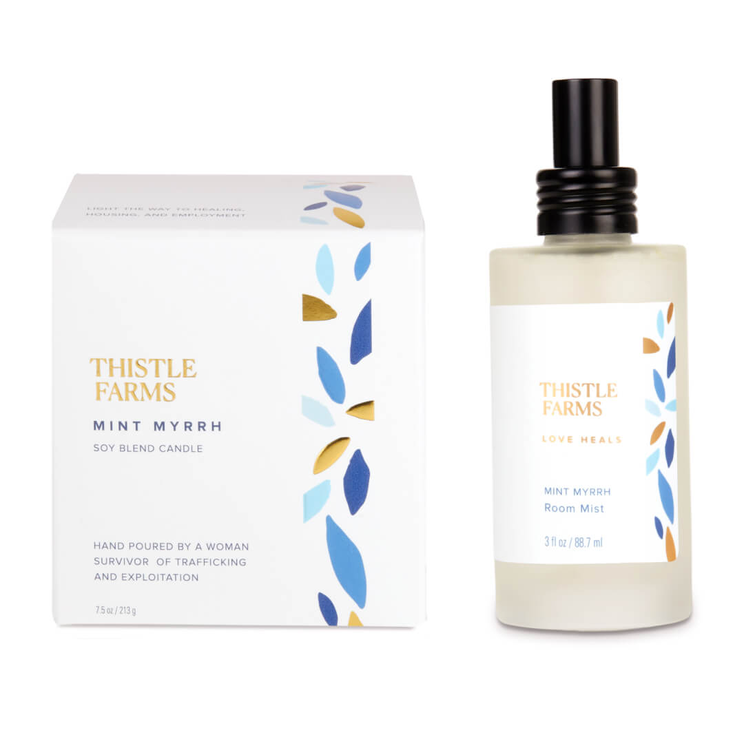 Holiday Candle + Room Mist Bundle