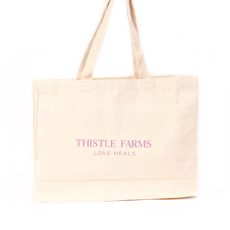 Love Heals Club Canvas Tote