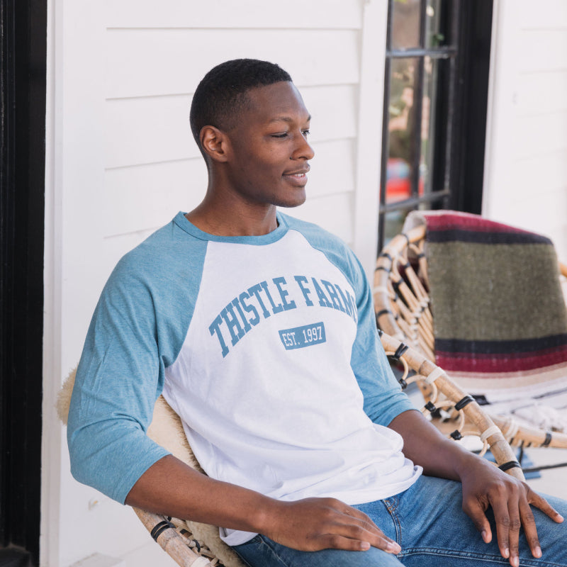 3/4 Sleeve Thistle Farms Est Baseball Tee