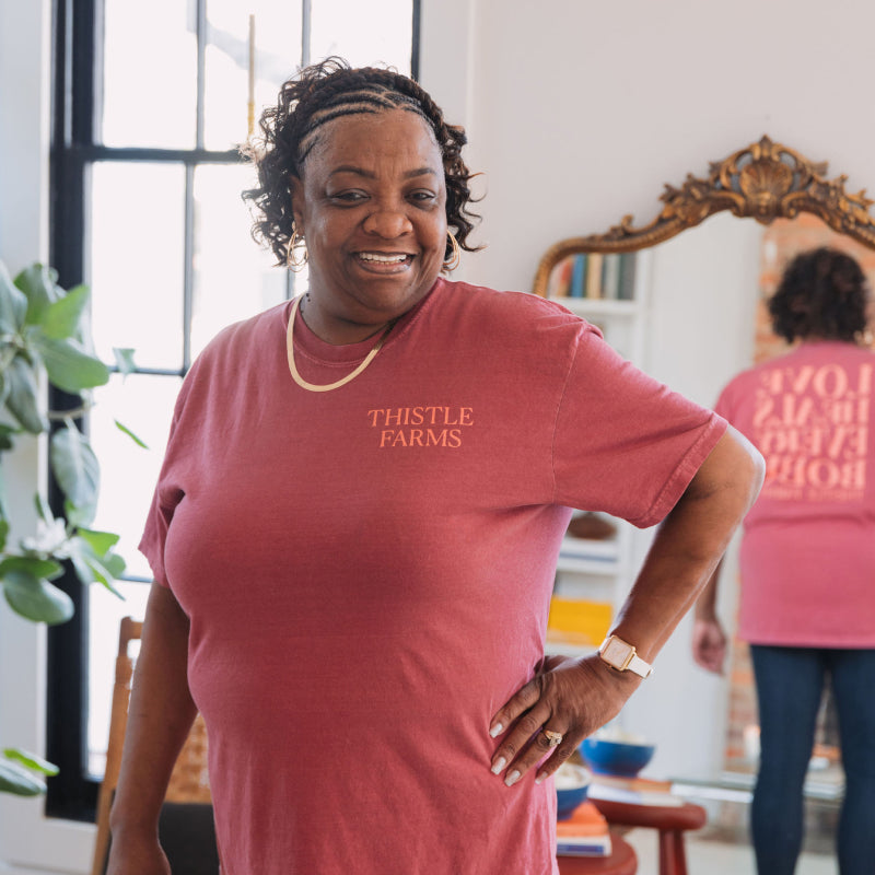 Short Sleeve Berry Groovy Love Tee