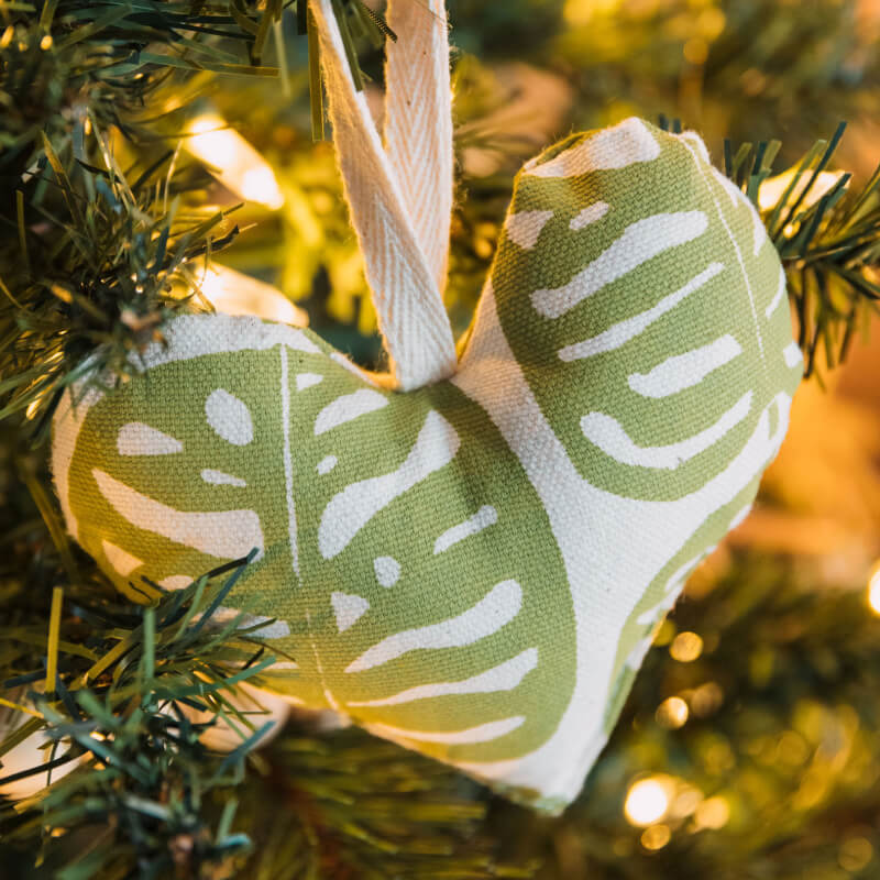 Handprinted Heart Ornament