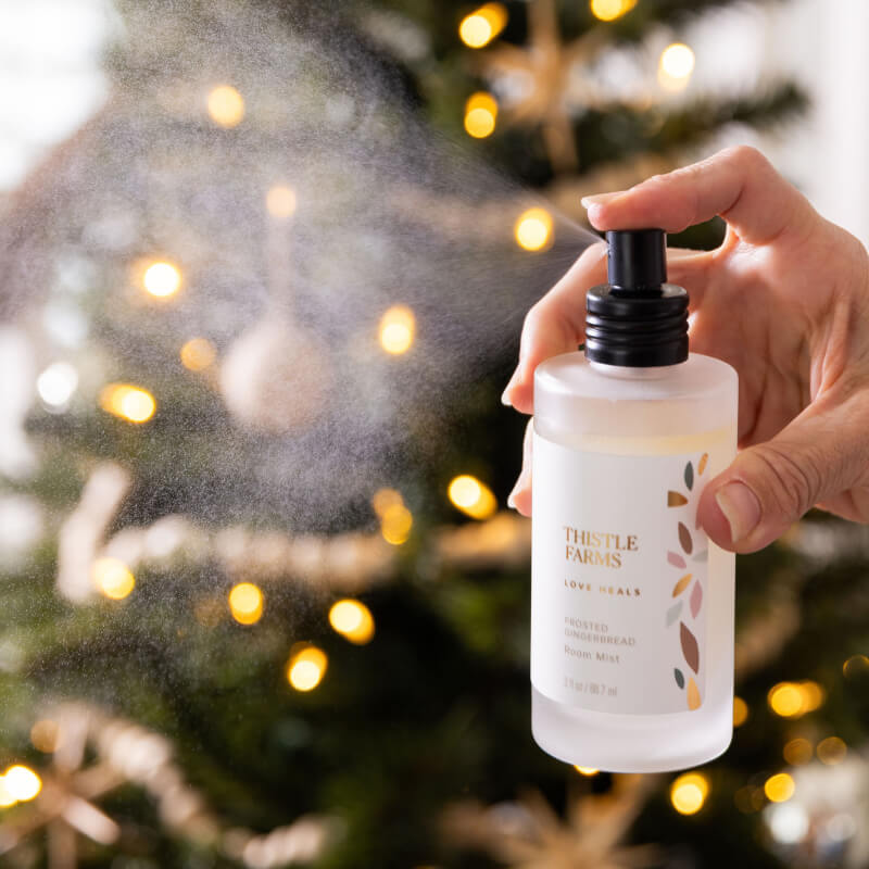 Mint Myrrh Candle + Room Mist Bundle