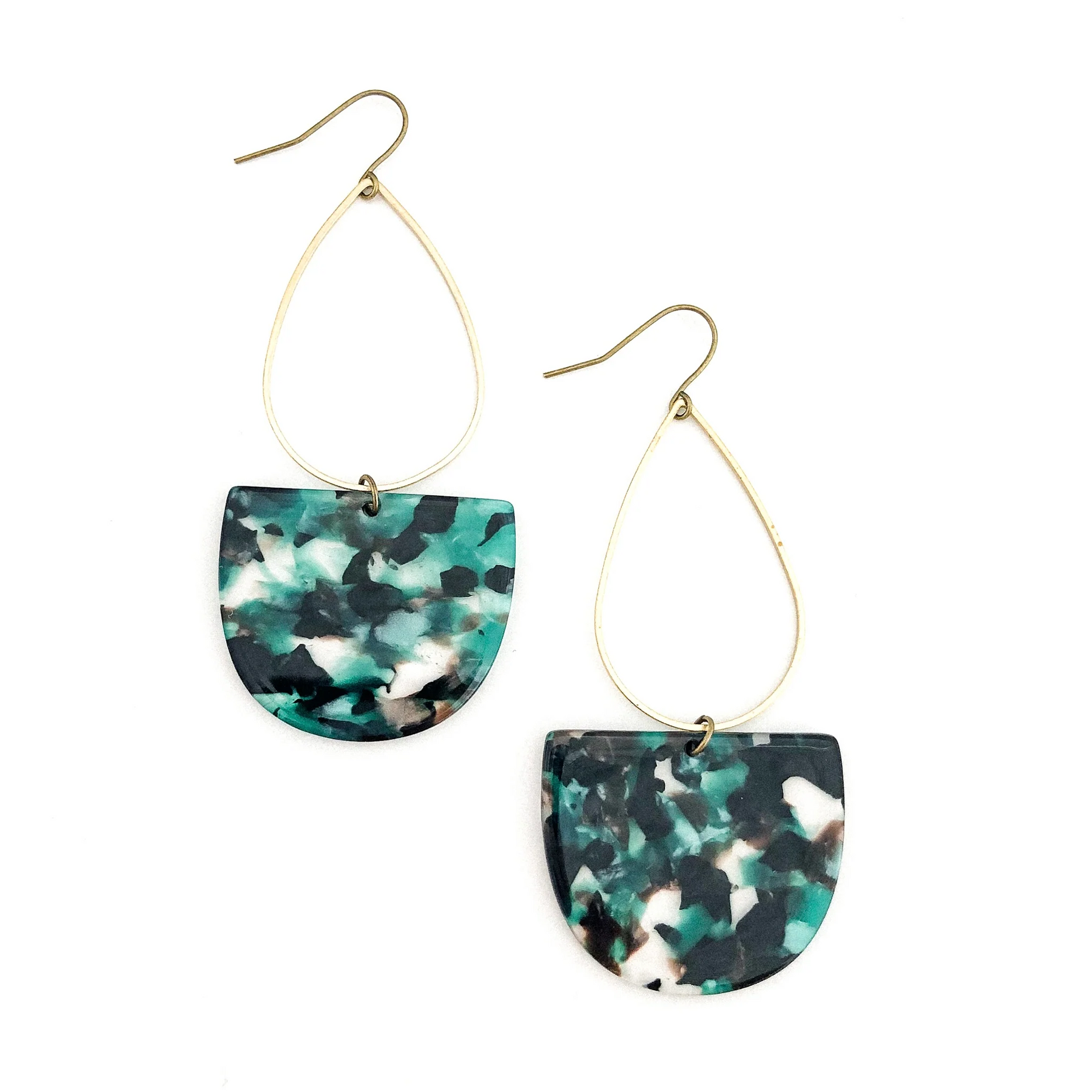 Green Trees Earrings