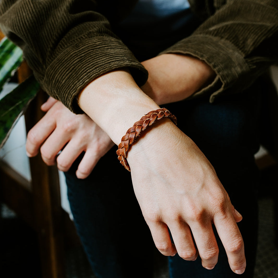 Braided Leather Bracelet