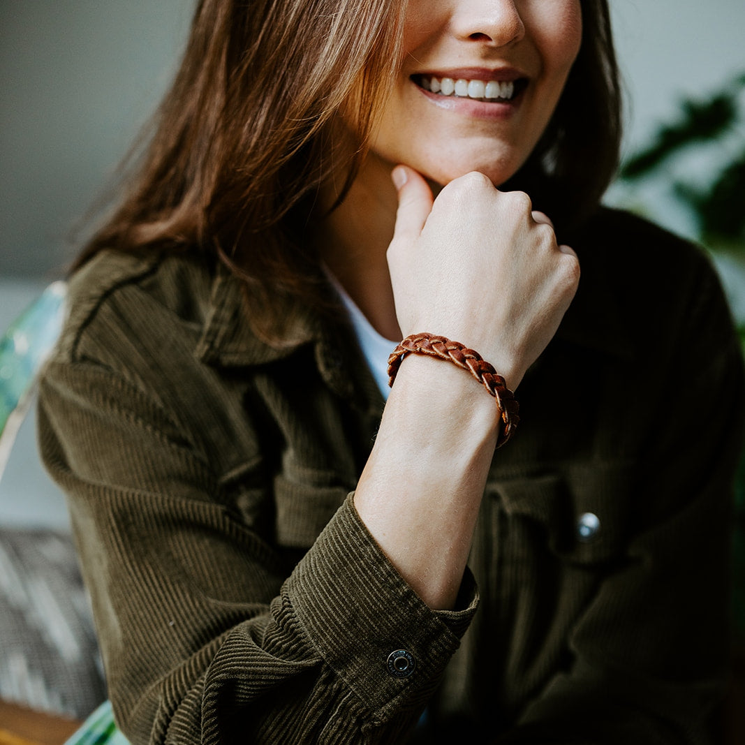 Braided Leather Bracelet