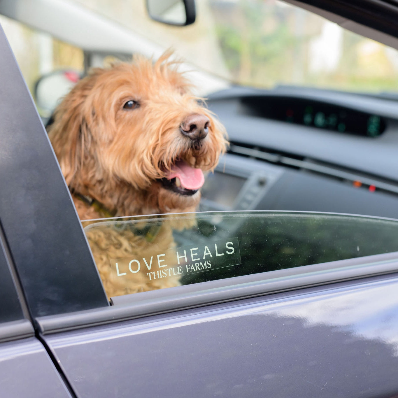 Love Heals Window Cling
