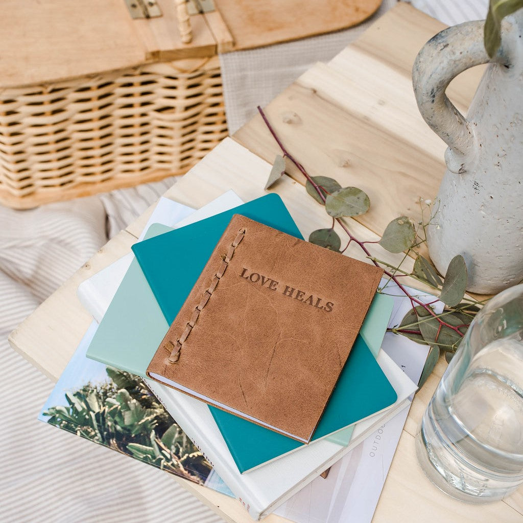 Love Heals Leather Journal