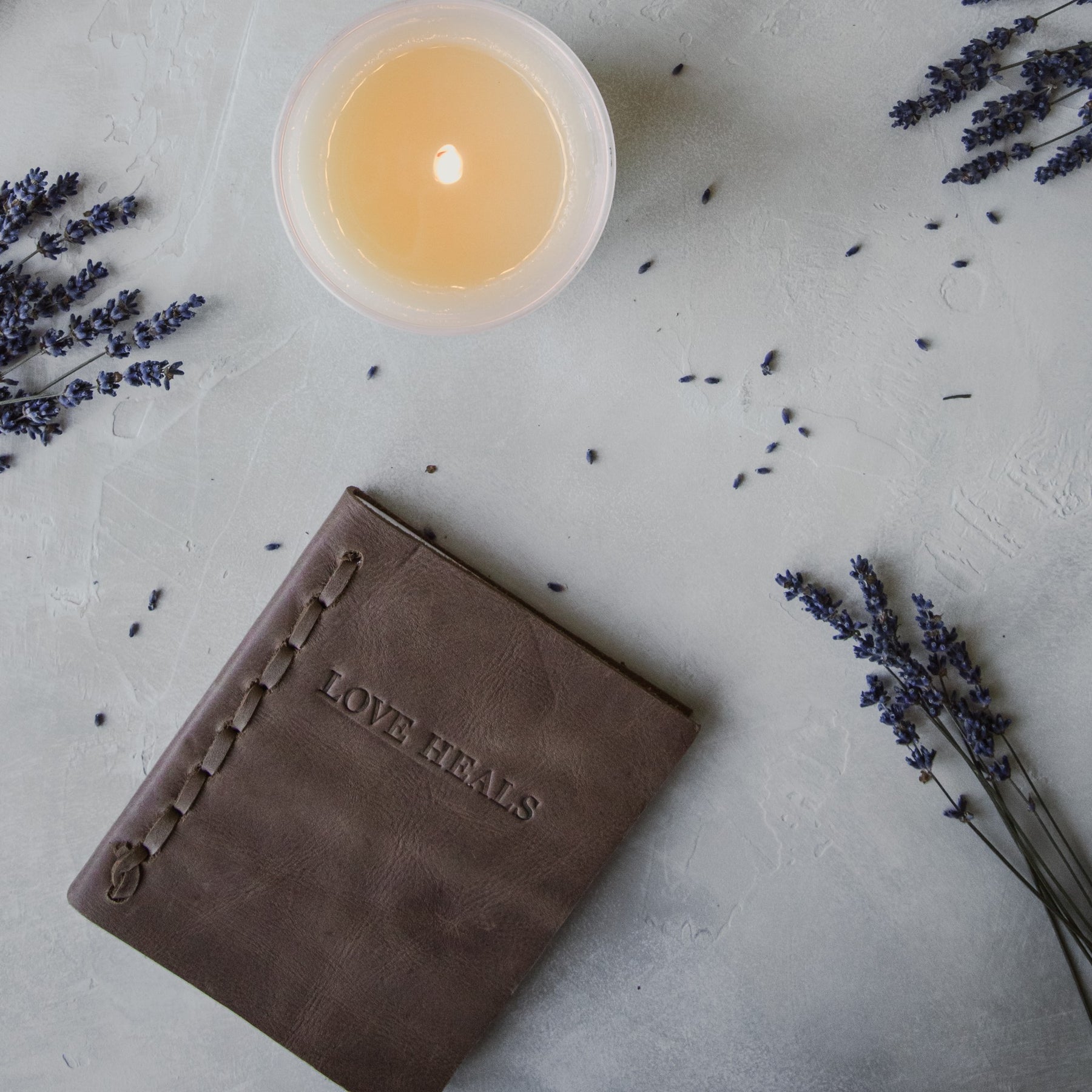 Love Heals Leather Journal