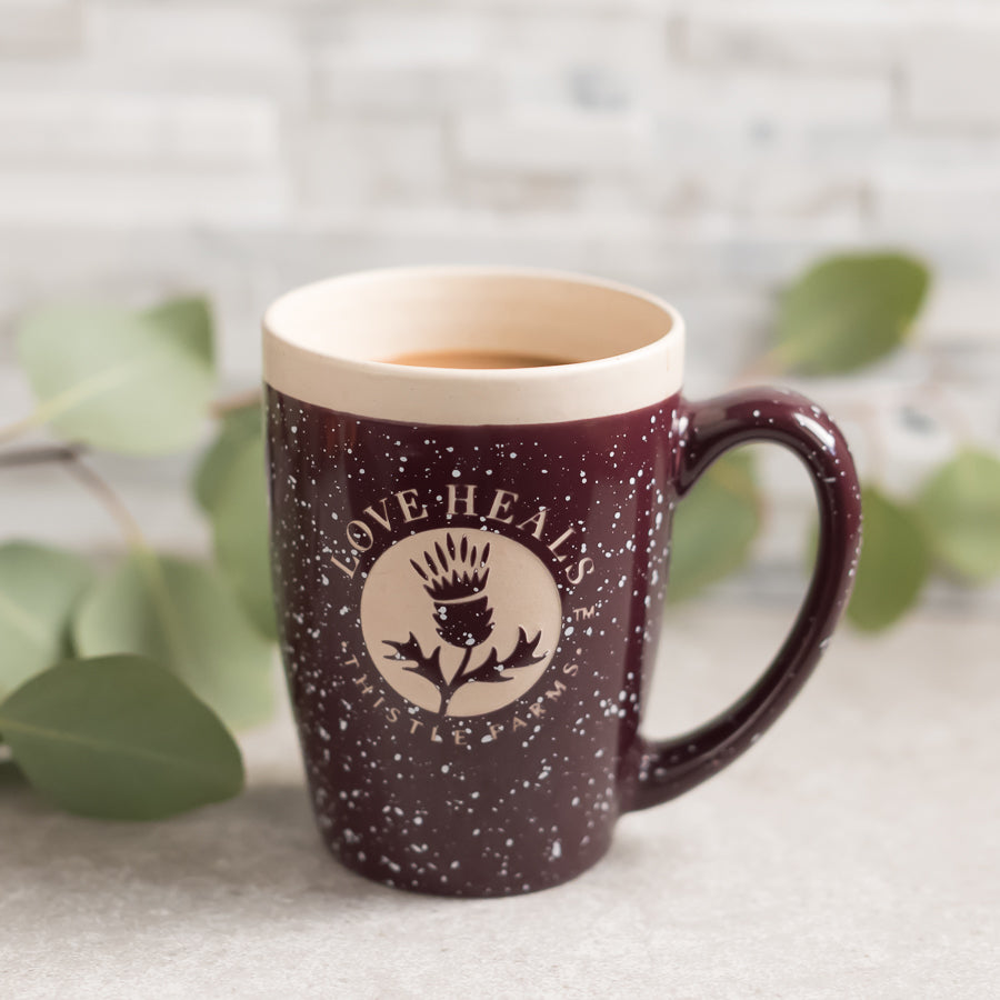 Love Heals Thistle Mug