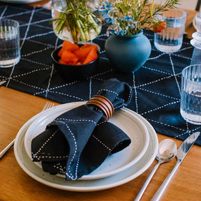 Charcoal Table Runner