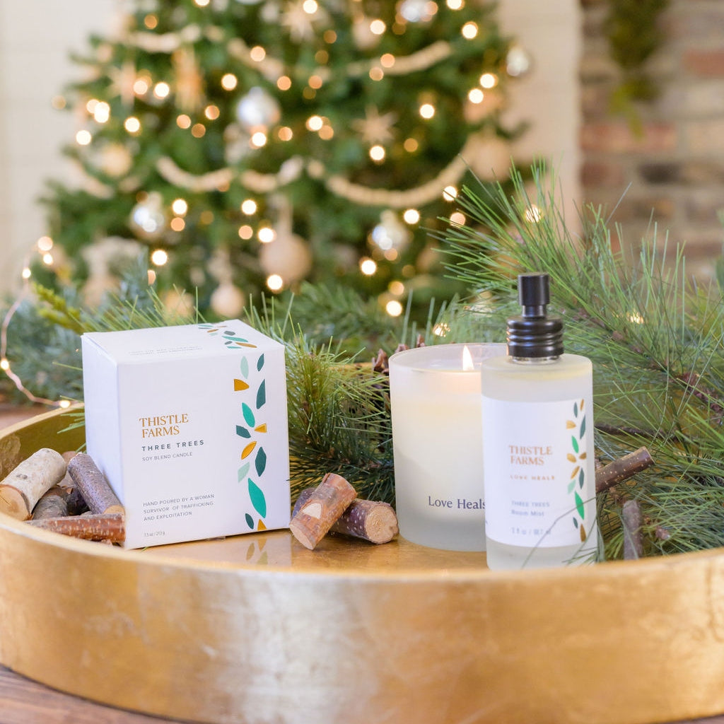 Seasonal Candle and Room Spray Set