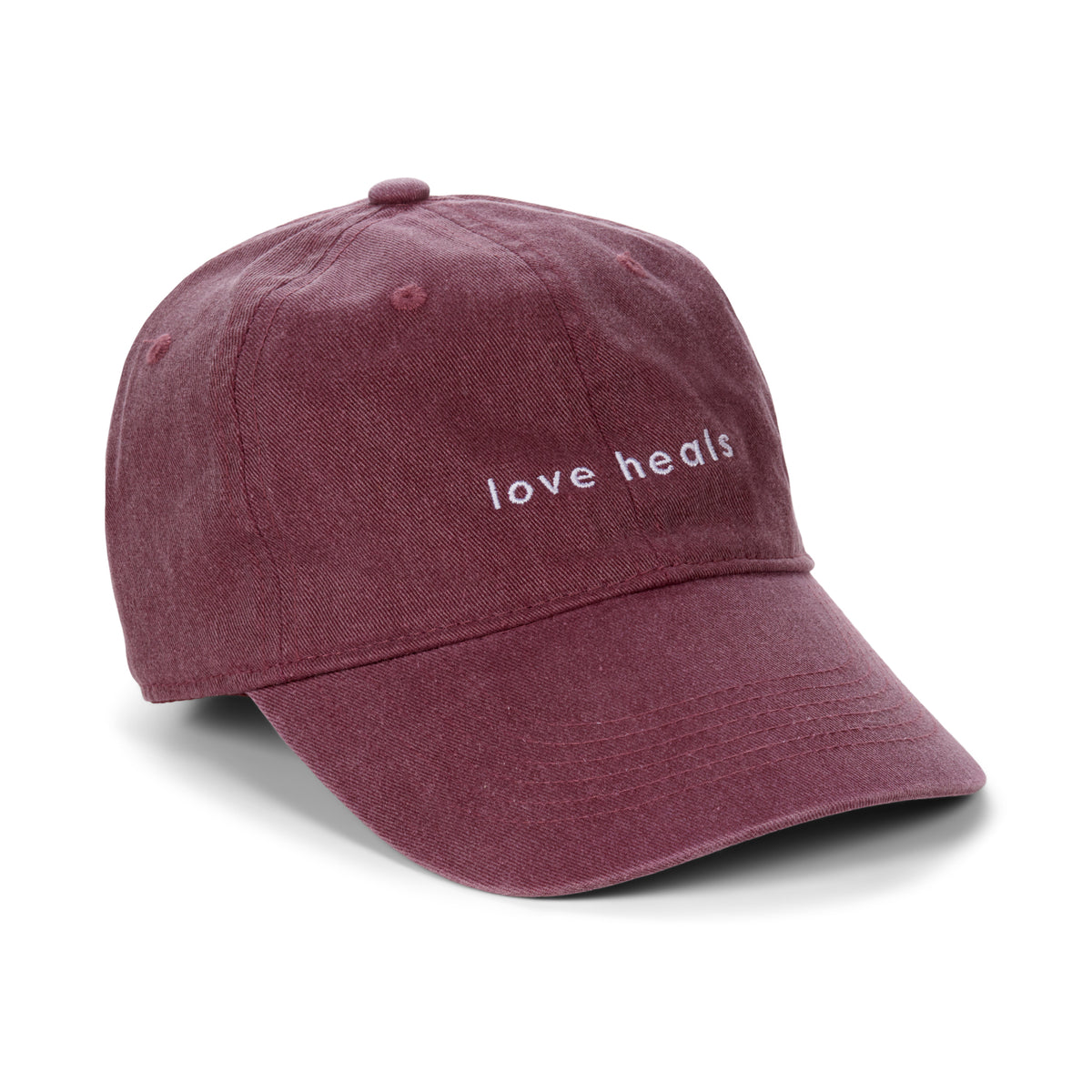 Love Heals Burgundy Hat