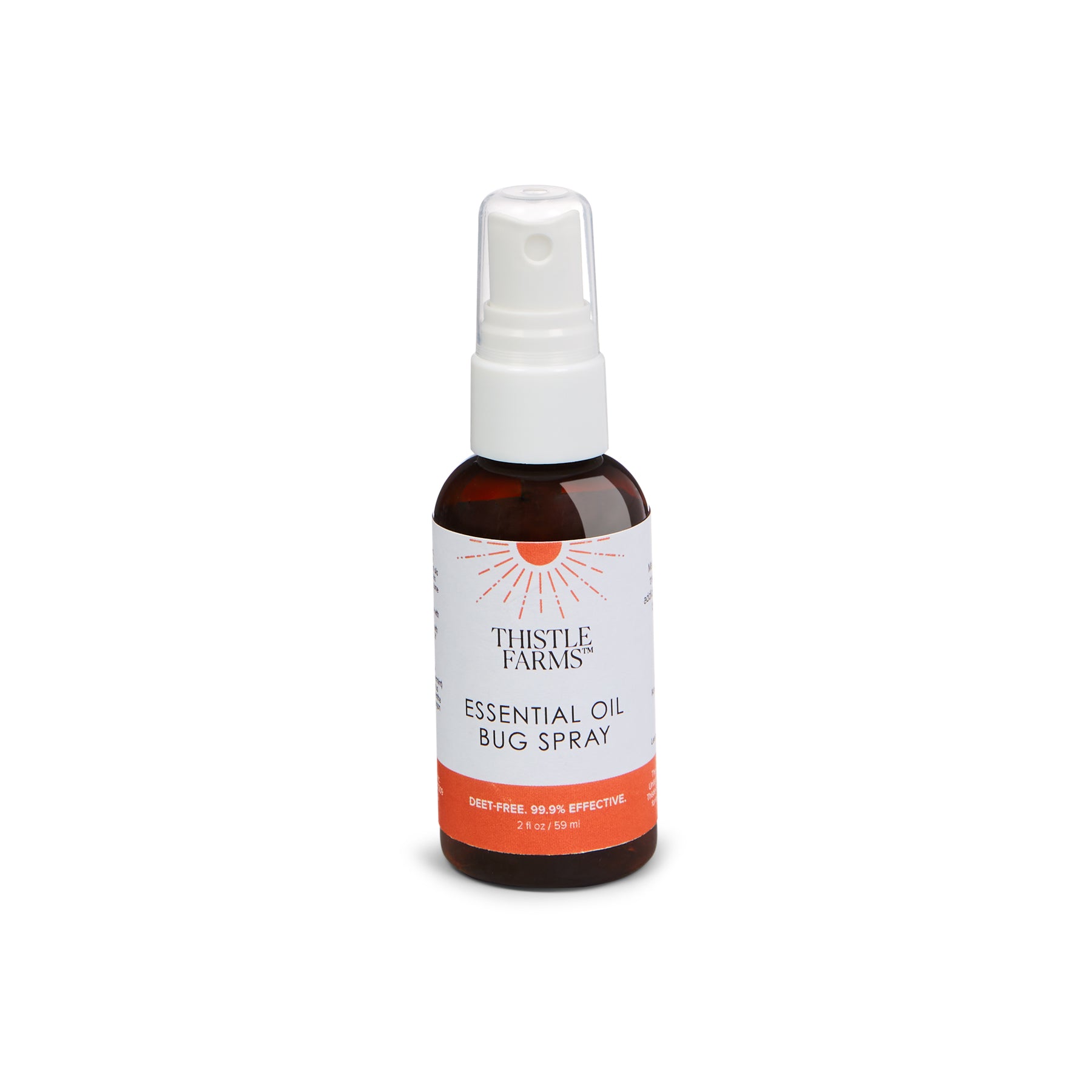 Thistle Farms Essential Oil Bug Spray is Deet-free and 99.9% effective in lab tests.