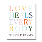 Love Heals Rainbow Sticker