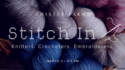 Join Us for Our 1st Stitch-In