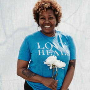 Blue Love Heals Tee