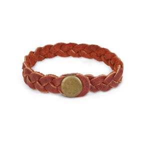 Braided Leather Bracelet Thistle Farms - Main Image