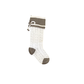 Handknit Cotton Stocking