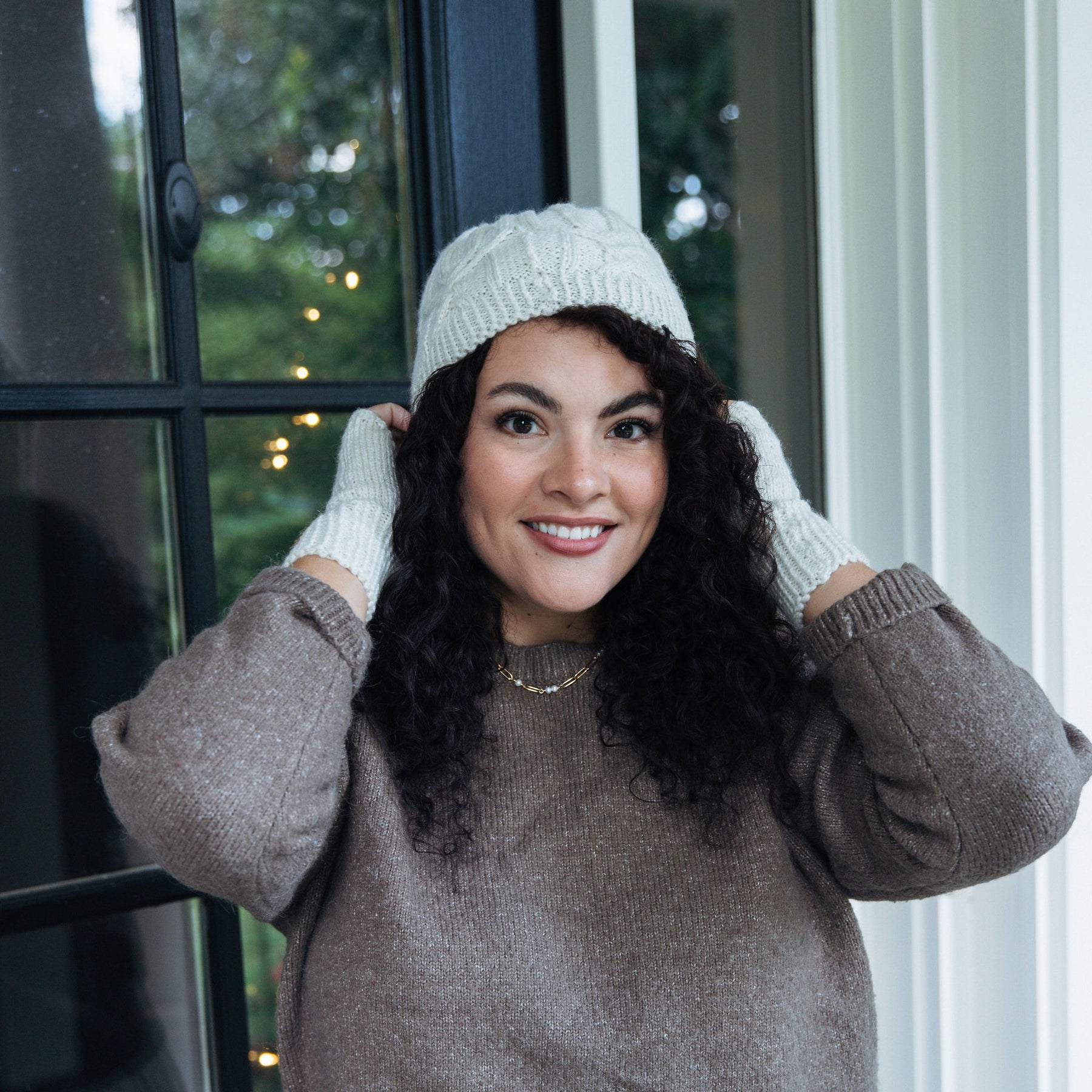 Cableknit Fingerless Gloves