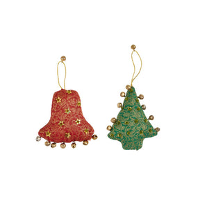 Bell & Tree Ornament