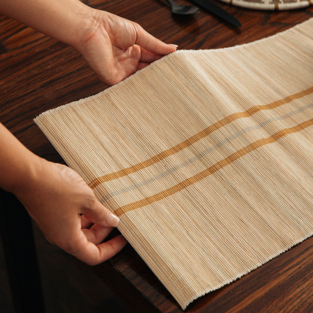 Golden Light Table Runner