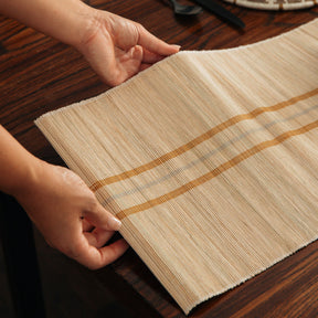 Golden Light Table Runner